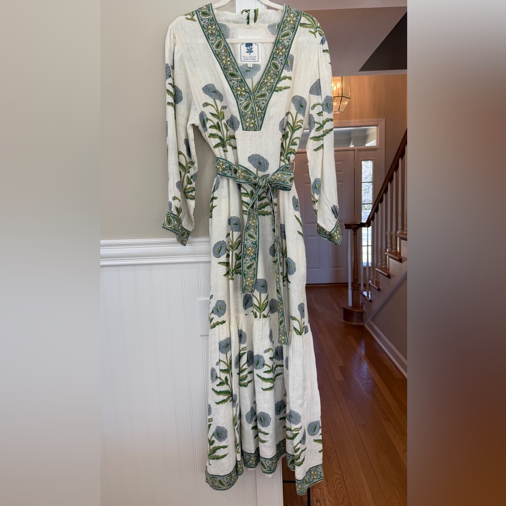 Maison Marigold -  Long Sleeve Floral Dress- NWOT